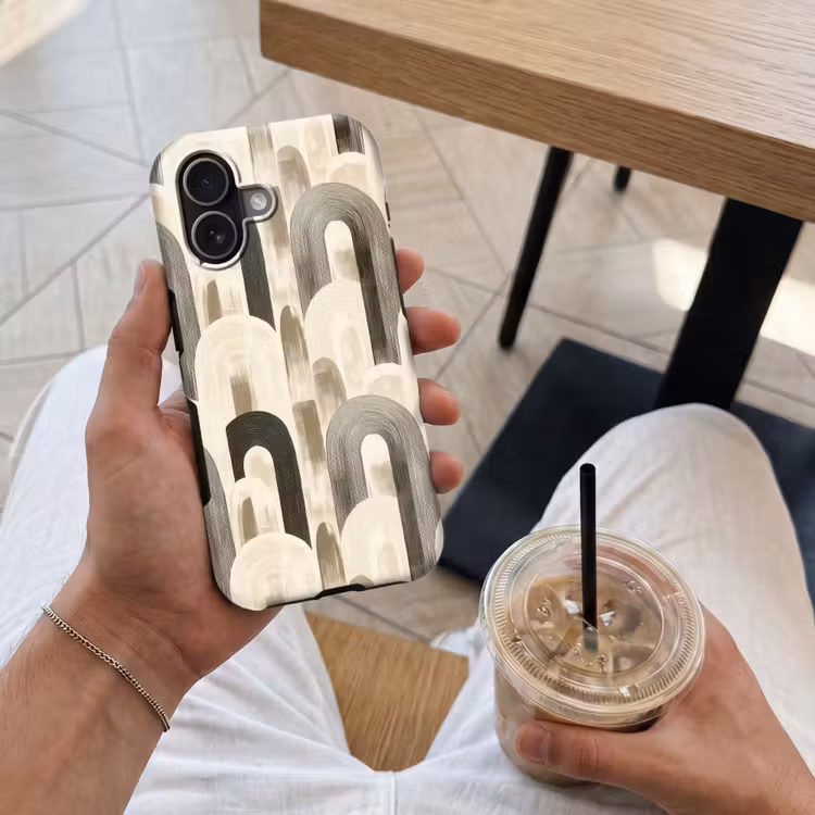 Telefoonhoesje Toughcase - Abstract - Patroon - Bogen — 4