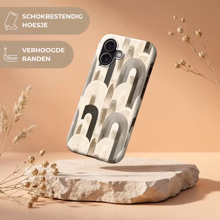 Telefoonhoesje Toughcase - Abstract - Patroon - Bogen — 5