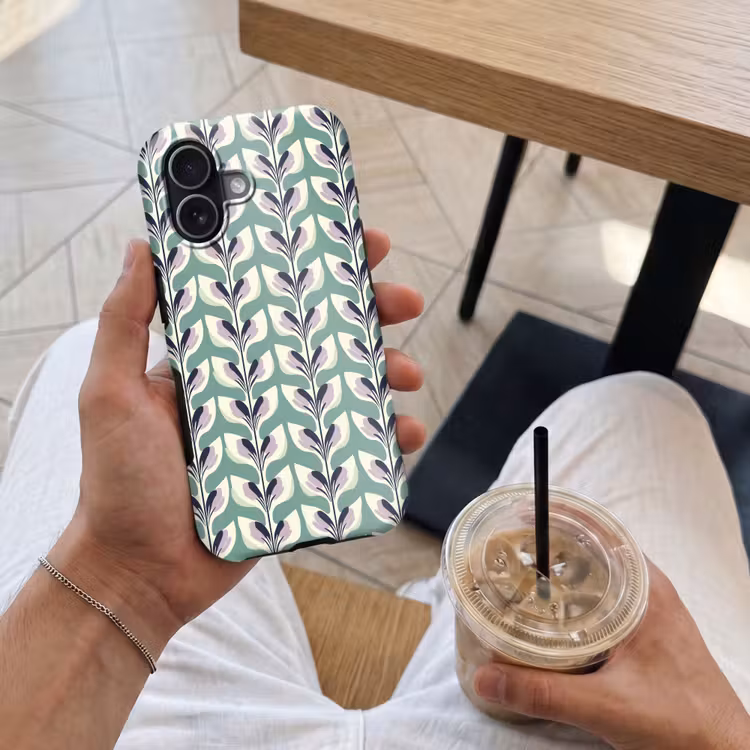 Telefoonhoesje Toughcase - Retro - Modern - Groen — 4