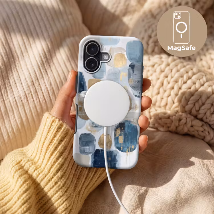 Telefoonhoesje Toughcase - Abstract - Goud - Vormen — 8