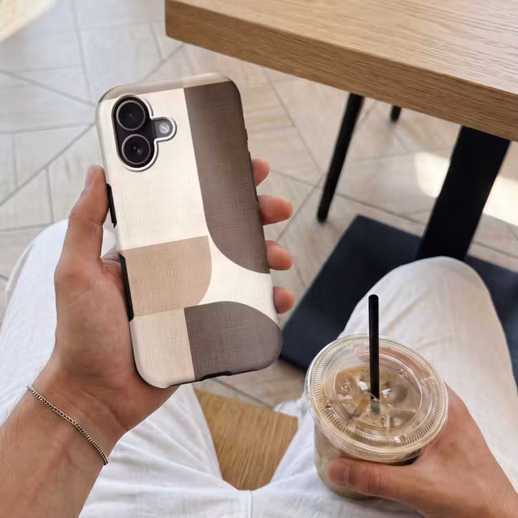 Telefoonhoesje Toughcase - Geometrisch - Geweven structuur - Modern — 4