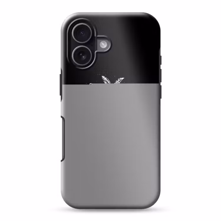Telefoonhoesje Toughcase - Palmboom - Wit - Zwart - Tropisch — 1