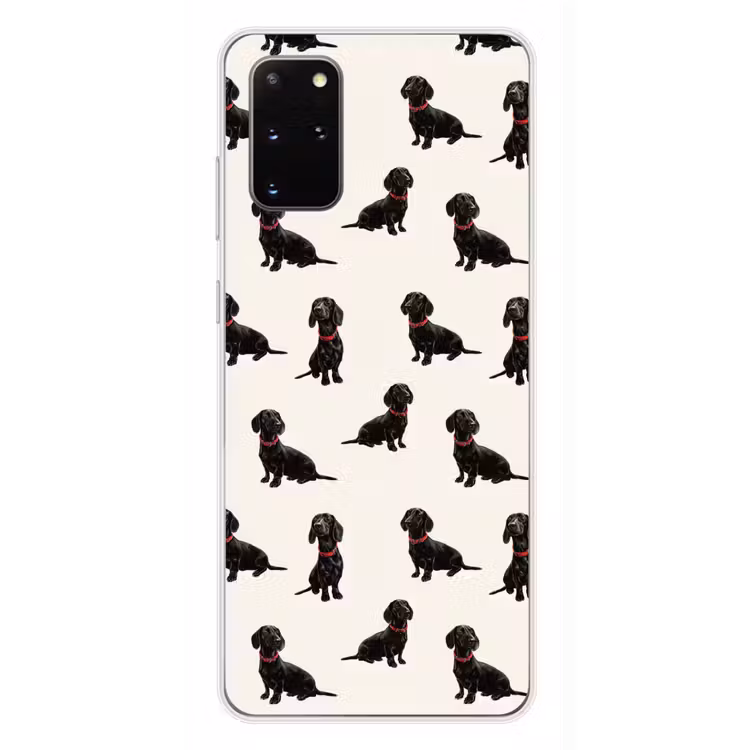 Telefoonhoesje - Hond - Patroon - Zwart — 4