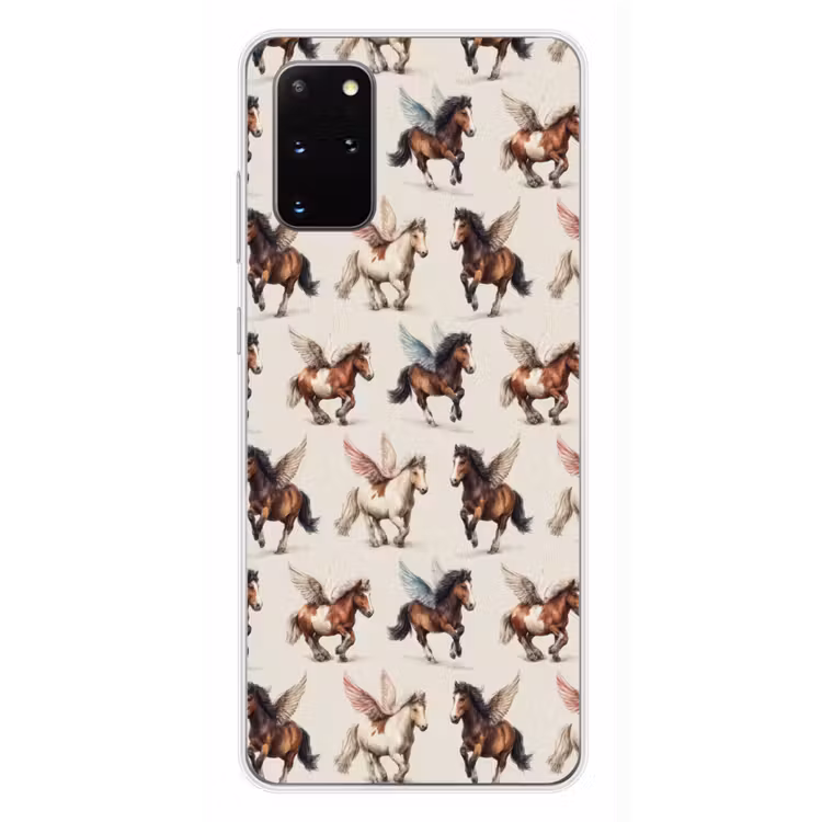 Telefoonhoesje - Paarden - Vleugels - Kleurrijk — 4