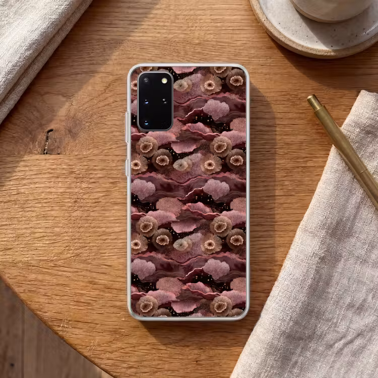 Telefoonhoesje - Koraal - Organisch - Roze — 2
