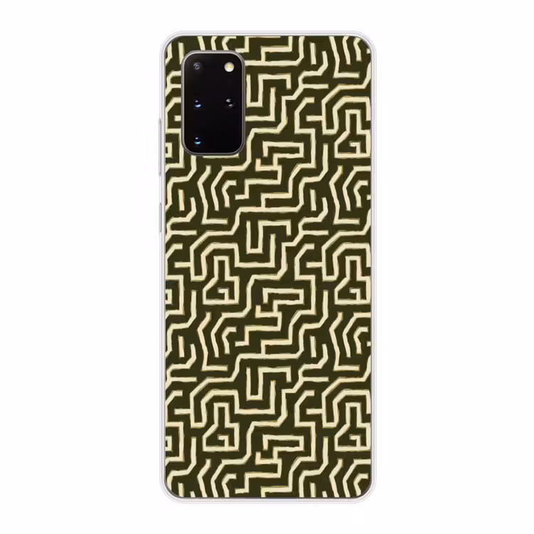 Telefoonhoesje - Lijnen - Abstract - Groen — 1