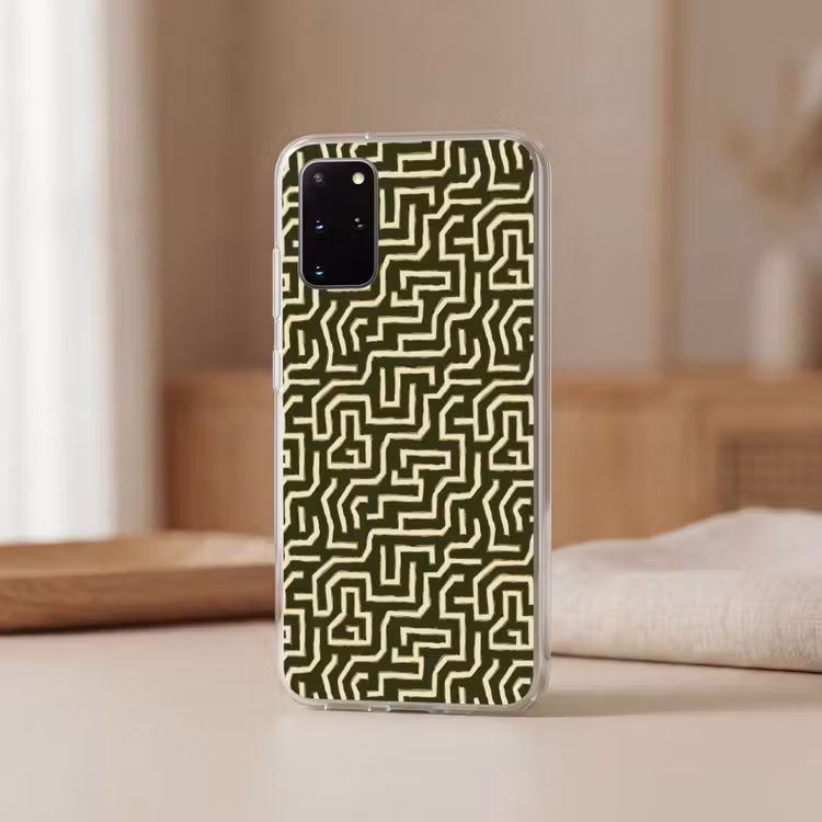 Telefoonhoesje - Lijnen - Abstract - Groen — 3