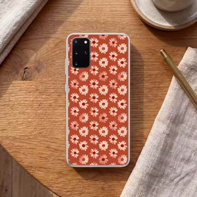 Telefoonhoesje - Madelief - Retro - Terracotta — 2