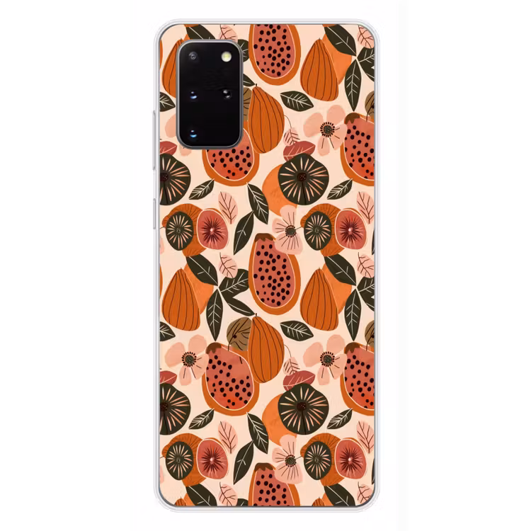 Telefoonhoesje - Papaja - Bloesem - Oranje — 4