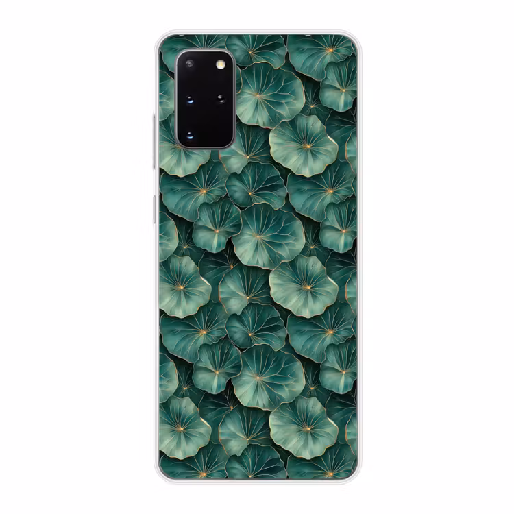 Telefoonhoesje - Patroon - Bladeren - Groen — 1