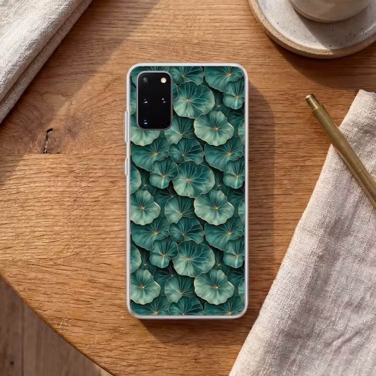Telefoonhoesje - Patroon - Bladeren - Groen — 2