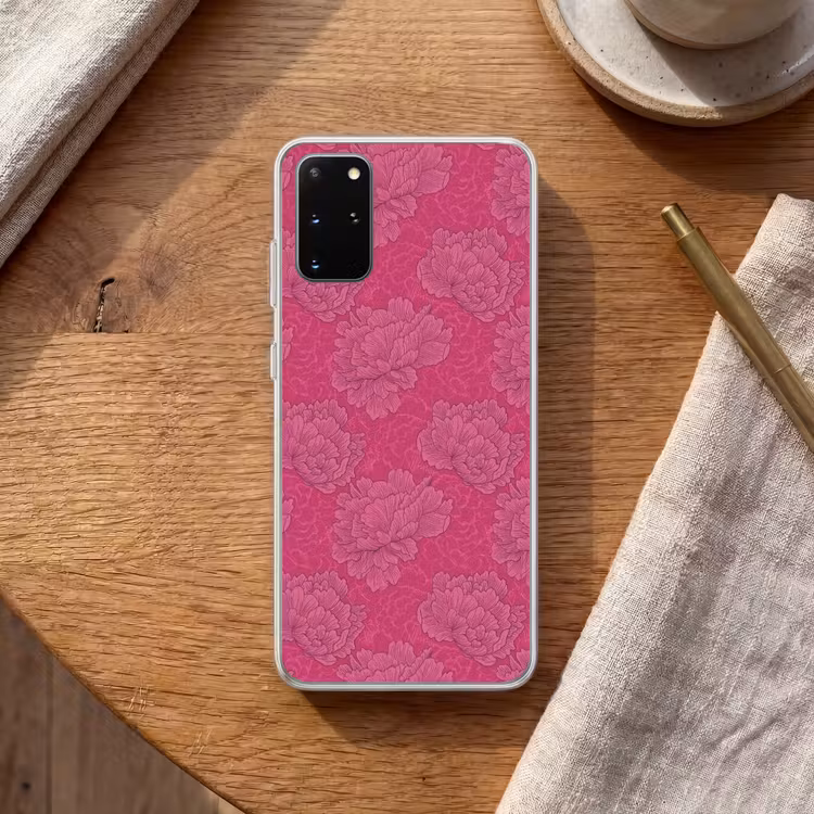 Telefoonhoesje - Pioenrozen - Energiek - Roze — 2