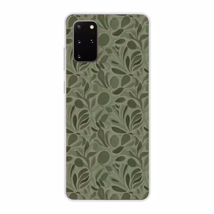 Telefoonhoesje - Sereen - Bladeren - Groen — 1