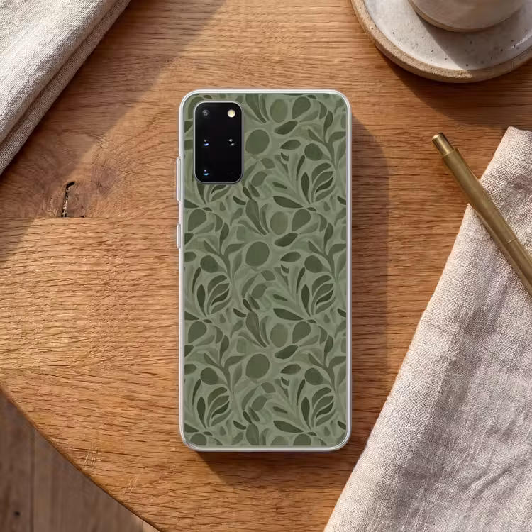 Telefoonhoesje - Sereen - Bladeren - Groen — 2