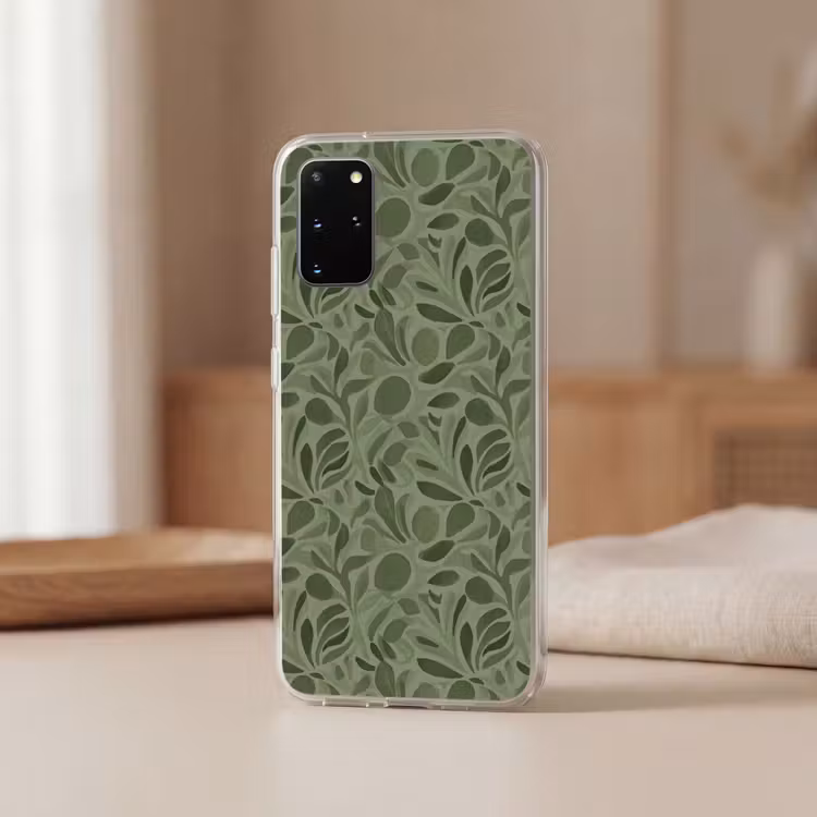 Telefoonhoesje - Sereen - Bladeren - Groen — 3
