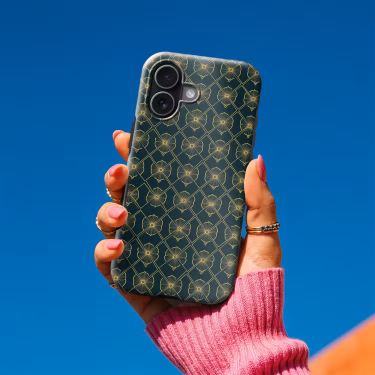 Telefoonhoesje Toughcase - Geometrisch - Elegant - Groen — 2