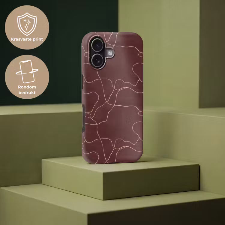 Telefoonhoesje Toughcase - Abstract - Modern - Bruin — 7