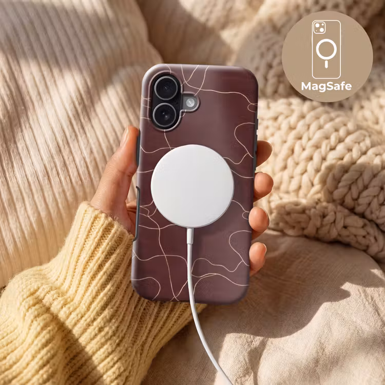 Telefoonhoesje Toughcase - Abstract - Modern - Bruin — 8