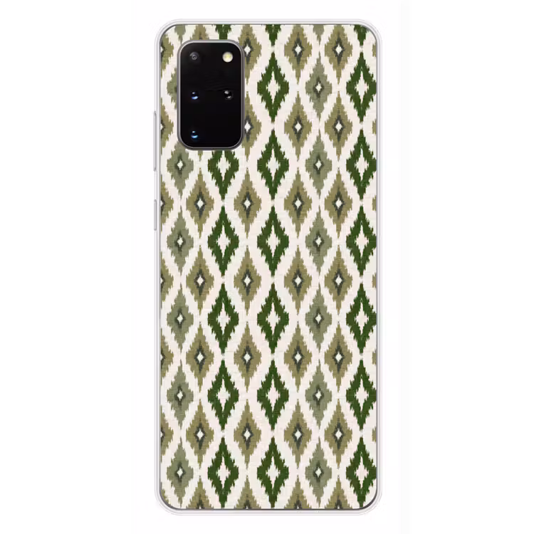 Telefoonhoesje - Geografisch - Ruitmotief - Groen — 4