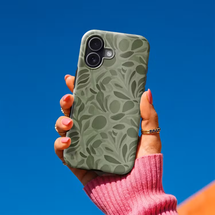 Telefoonhoesje Toughcase - Sereen - Bladeren - Groen — 2