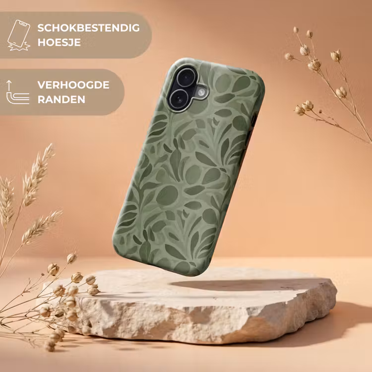 Telefoonhoesje Toughcase - Sereen - Bladeren - Groen — 5