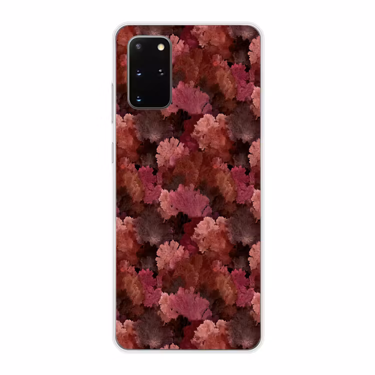 Telefoonhoesje - Koraal - Textuur - Kleurrijk — 1