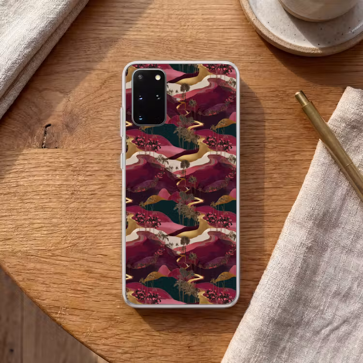 Telefoonhoesje - Magisch - Palmbomen - Goud — 2