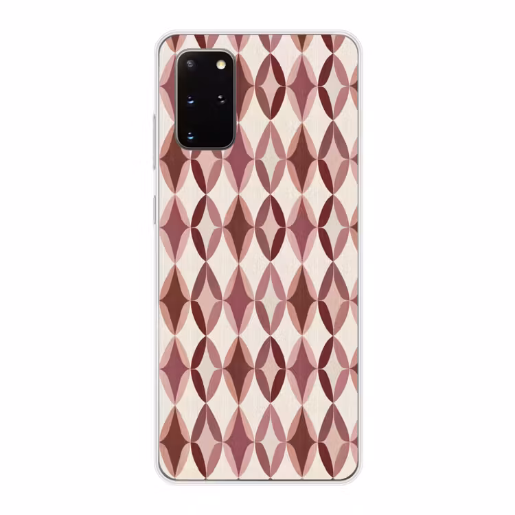 Telefoonhoesje - Ovaal - Textuur - Roze — 1
