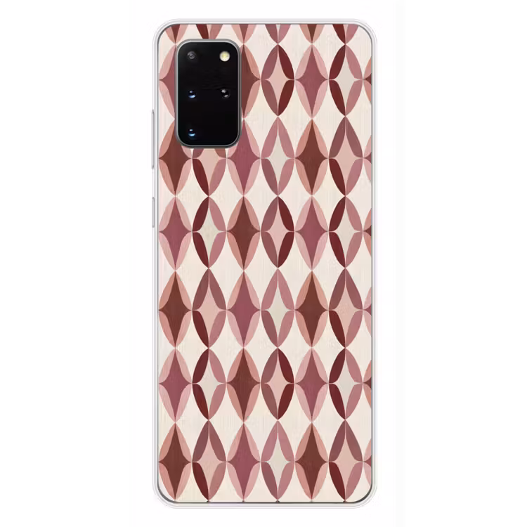 Telefoonhoesje - Ovaal - Textuur - Roze — 4