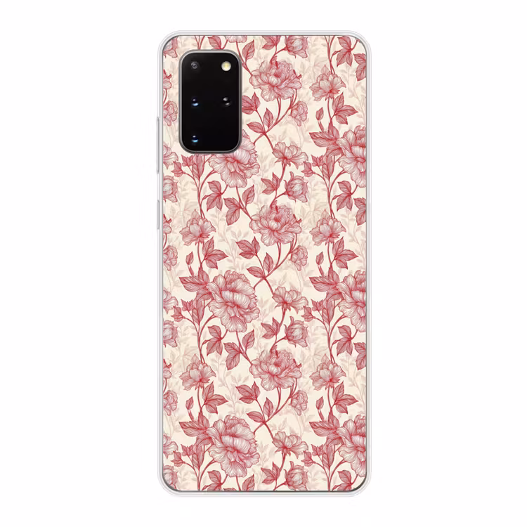 Telefoonhoesje - Pioenrozen - Modern - Rood — 1