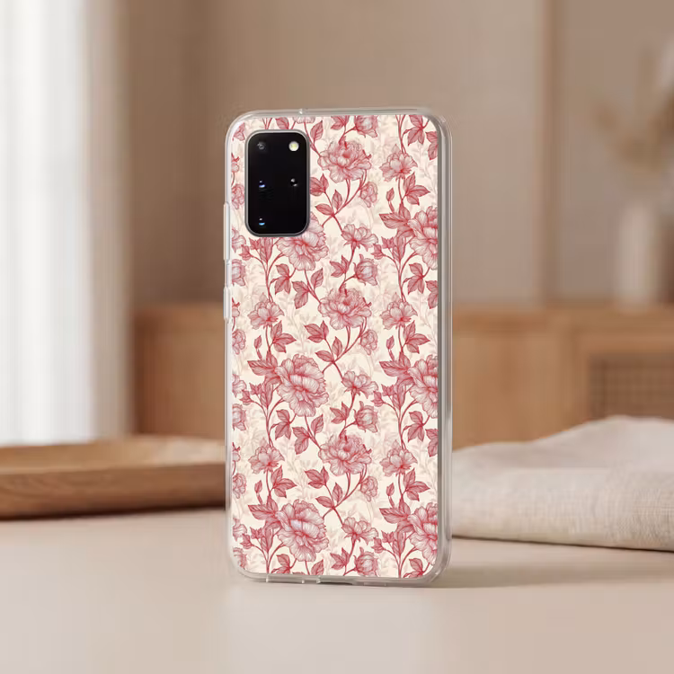 Telefoonhoesje - Pioenrozen - Modern - Rood — 3