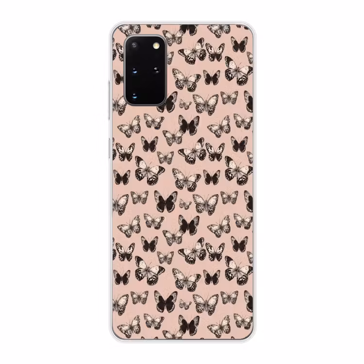 Telefoonhoesje - Tijdloos - Vlinders - Perzik — 1