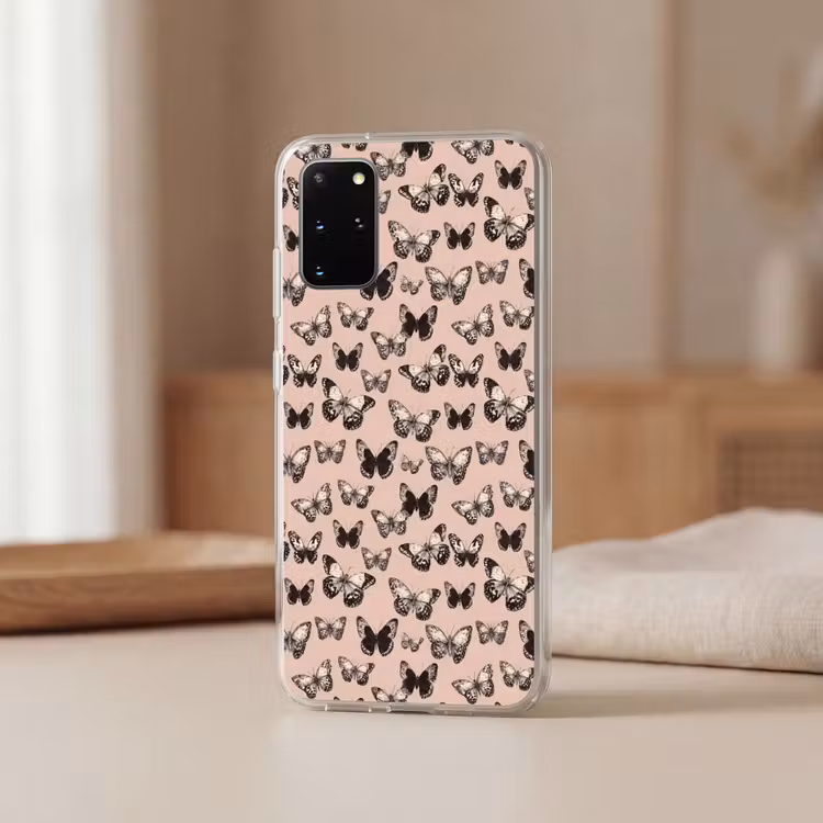 Telefoonhoesje - Tijdloos - Vlinders - Perzik — 3