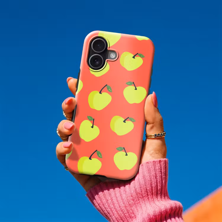 Telefoonhoesje Toughcase - Appels - Modern - Groen — 2