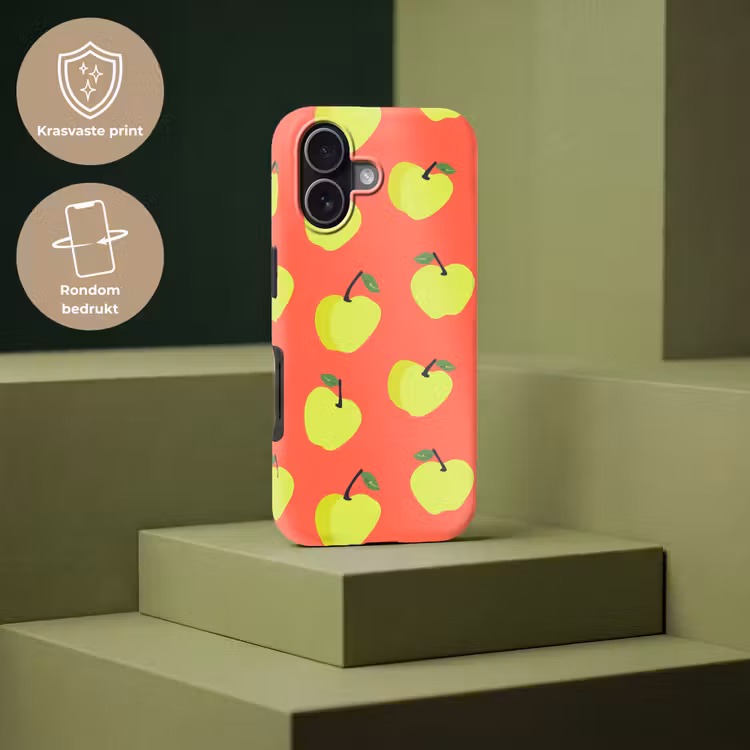 Telefoonhoesje Toughcase - Appels - Modern - Groen — 7