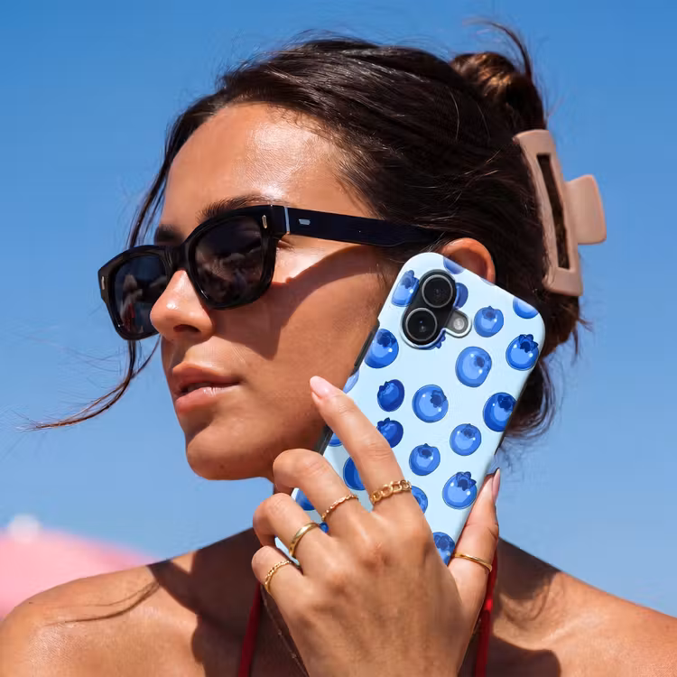 Telefoonhoesje Toughcase - Bessen - Modern - Blauw — 6