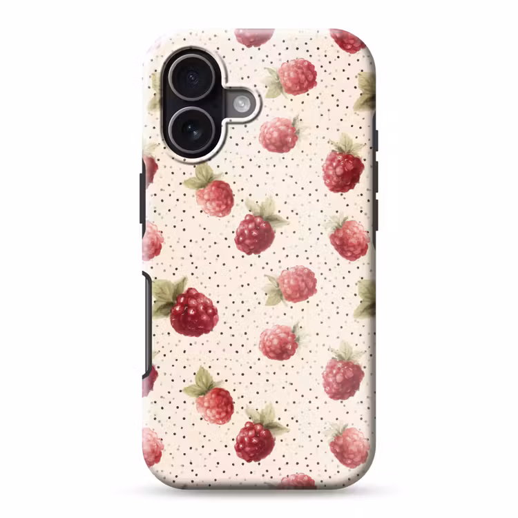 Telefoonhoesje Toughcase - Framboos - Stippen - Rood — 1