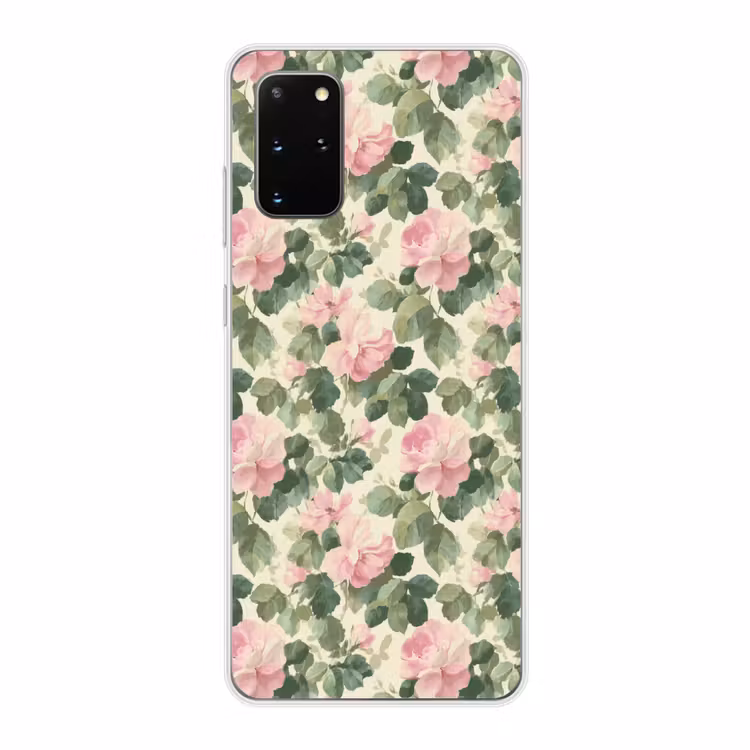 Telefoonhoesje - Rozen - Botanisch - Roze — 1