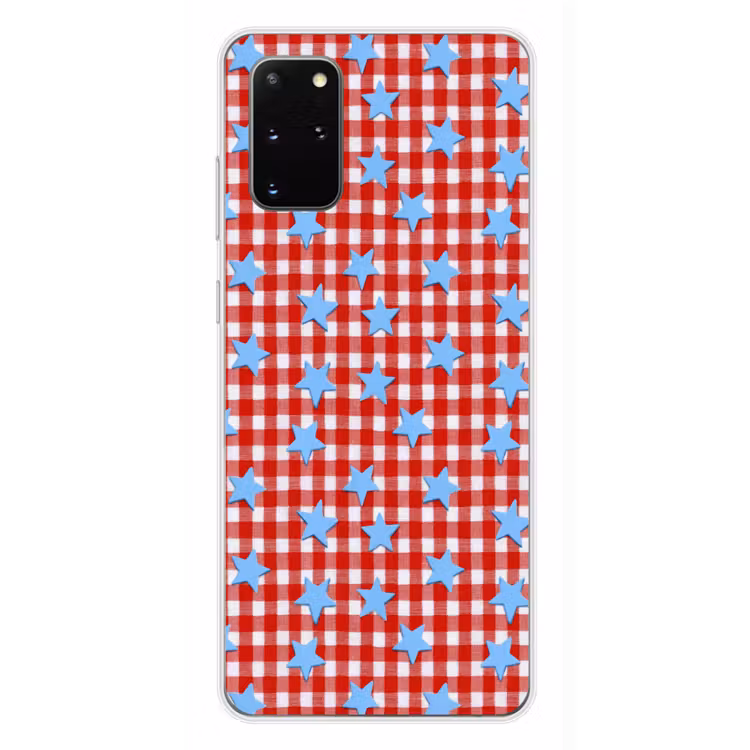 Telefoonhoesje - Ruit - Sterren - Rood — 4