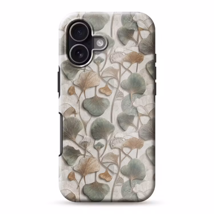 Telefoonhoesje Toughcase - Elegant - Bladeren - Groen — 1