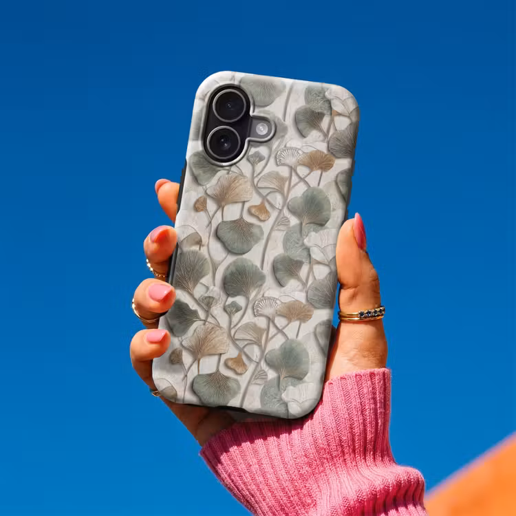 Telefoonhoesje Toughcase - Elegant - Bladeren - Groen — 2