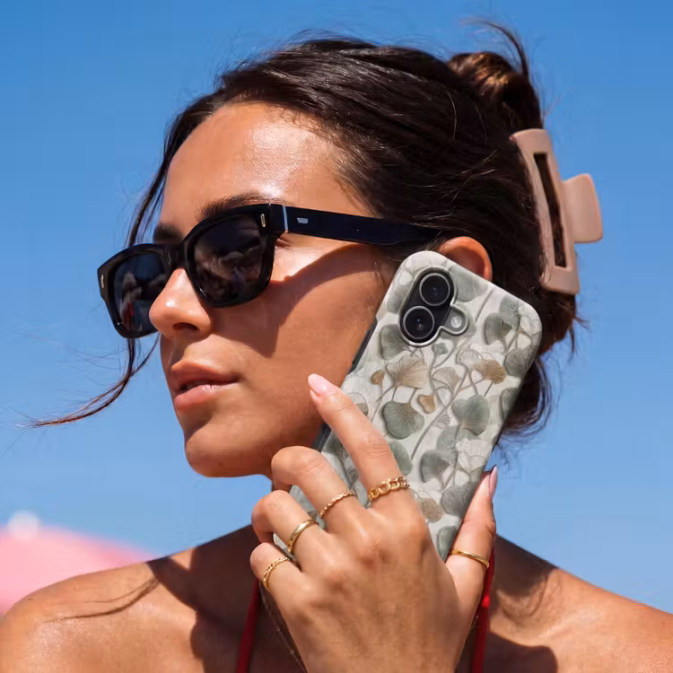 Telefoonhoesje Toughcase - Elegant - Bladeren - Groen — 6