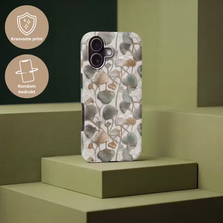 Telefoonhoesje Toughcase - Elegant - Bladeren - Groen — 7