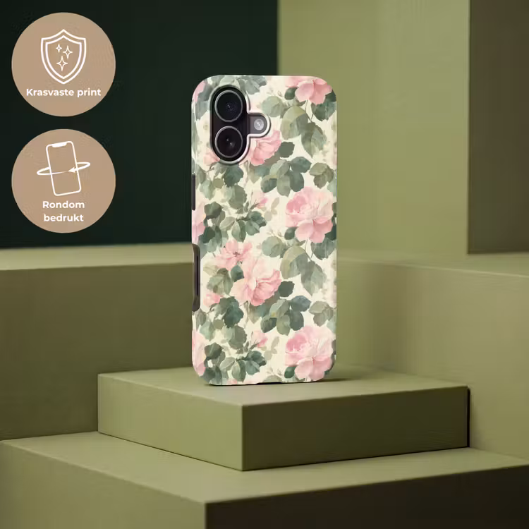 Telefoonhoesje Toughcase - Rozen - Botanisch - Roze — 7
