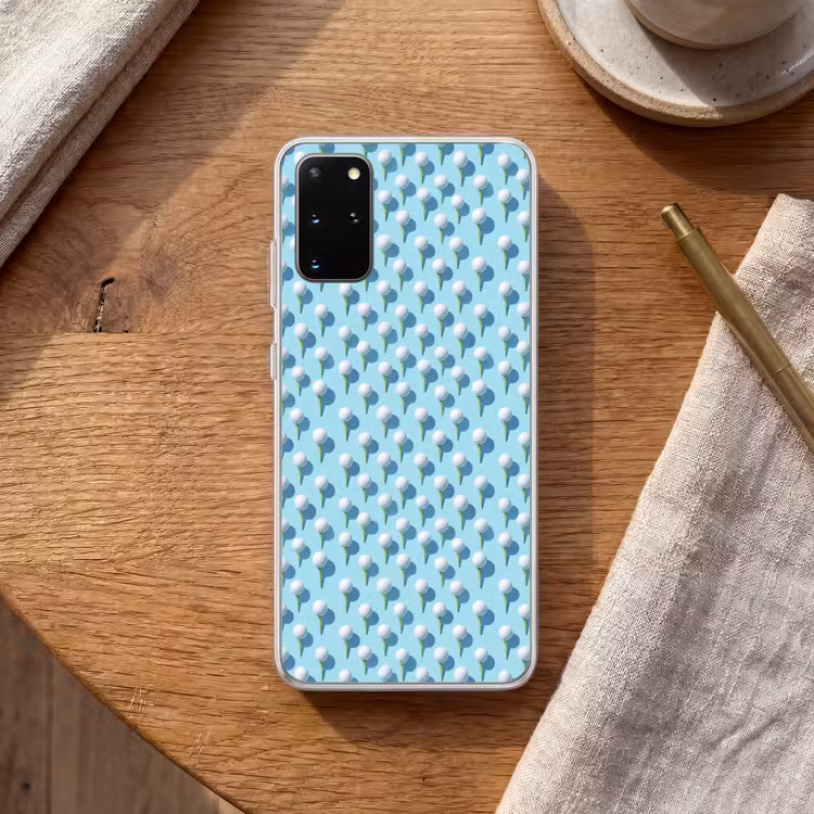 Telefoonhoesje - Golf - Ballen - Blauw — 2