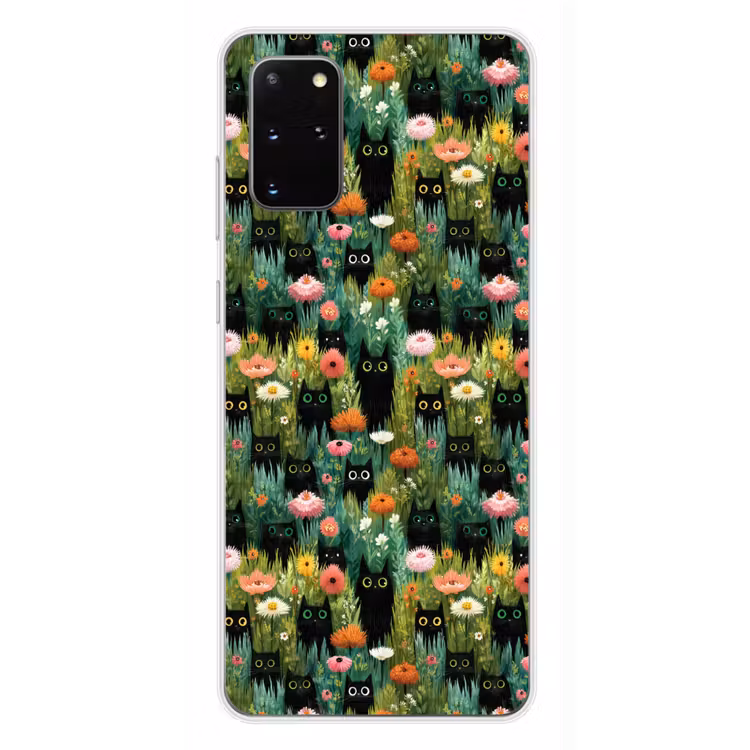 Telefoonhoesje - Katten - Bloemen - Kleurrijk — 4