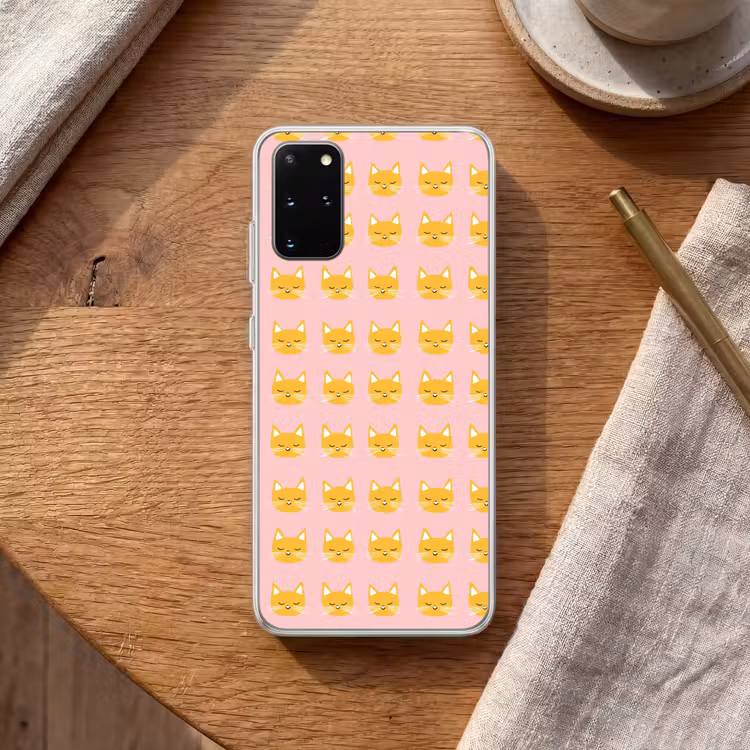 Telefoonhoesje - Katten - Patroon - Roze — 2