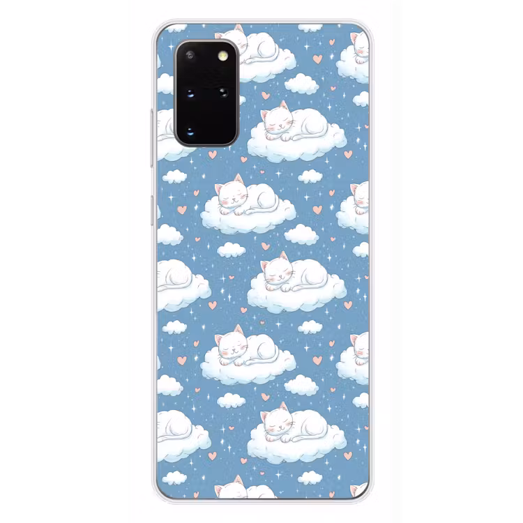 Telefoonhoesje - Kitten - Wolken - Blauw — 4