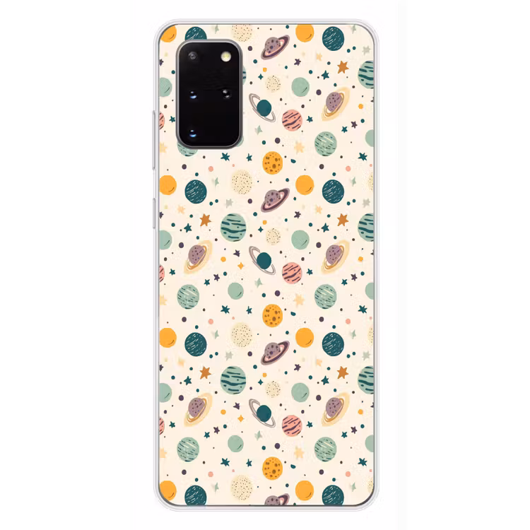 Telefoonhoesje - Planeten - Retro - Kleurrijk — 4