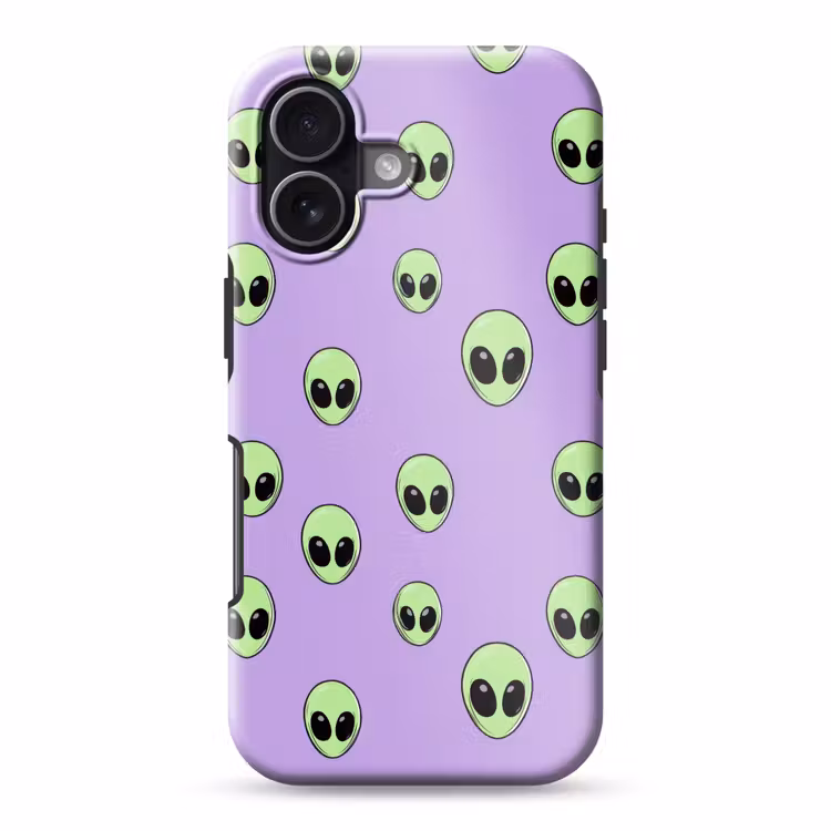 Telefoonhoesje Toughcase - Alien - Retro - Lila — 1